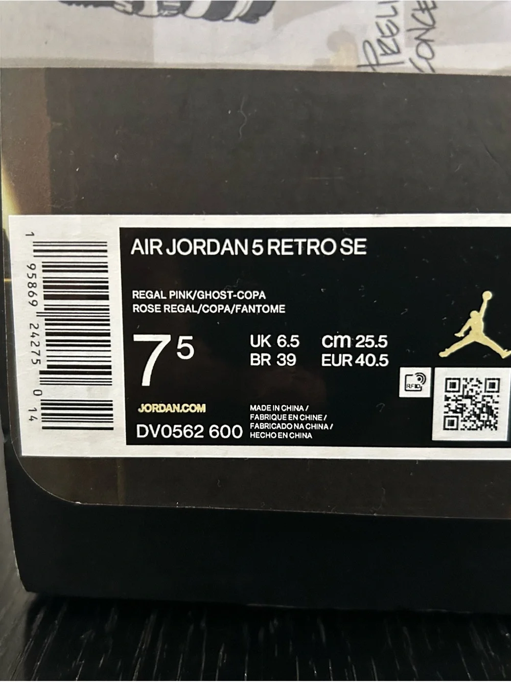 Air Jordan 5 Retro SE in Regal Pink